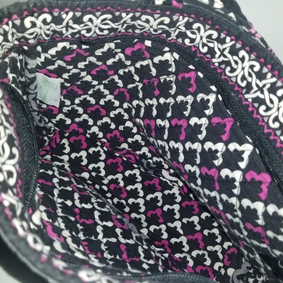 Vera Bradley megenta floral satchel/handbag - Picture 4 of 11